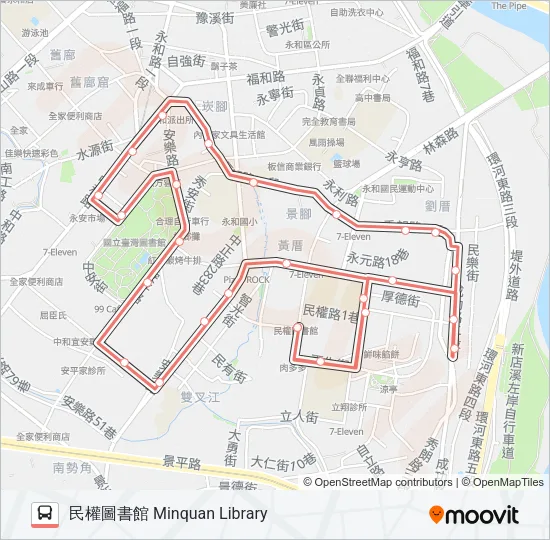 F525 Bus Line Map