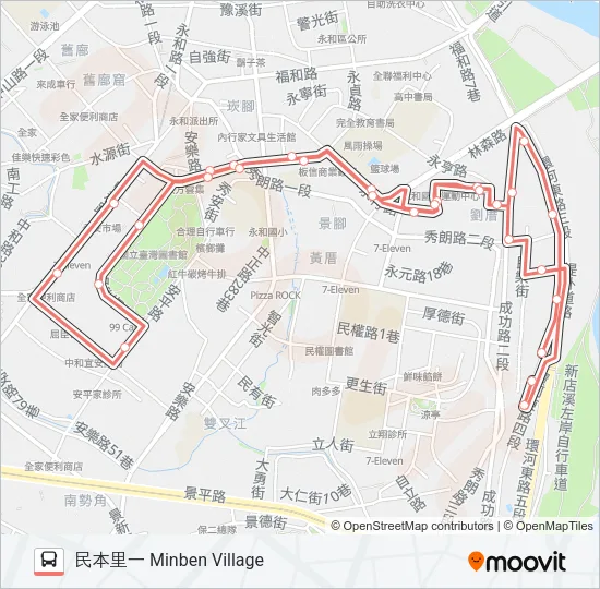 F526 Bus Line Map