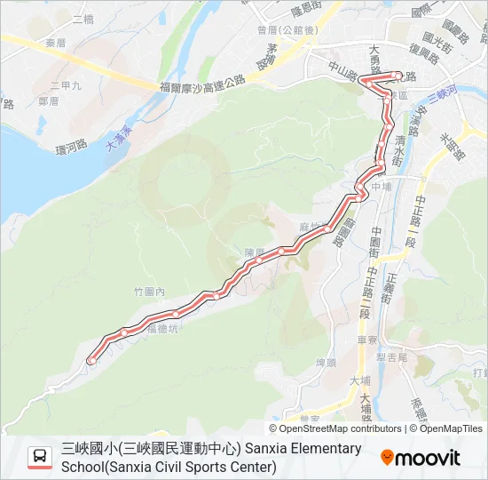 F623 Bus Line Map