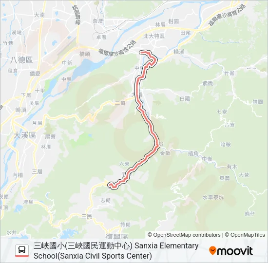 F627 Bus Line Map