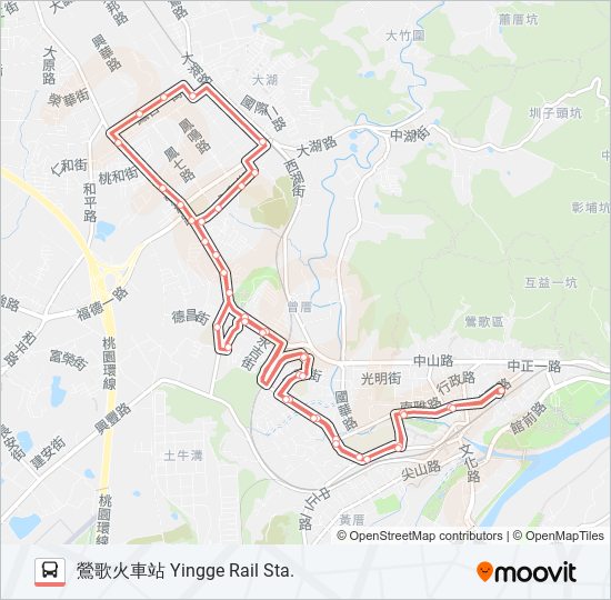 F656 bus Line Map