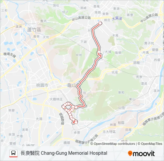 F657昌福國小 Bus Line Map
