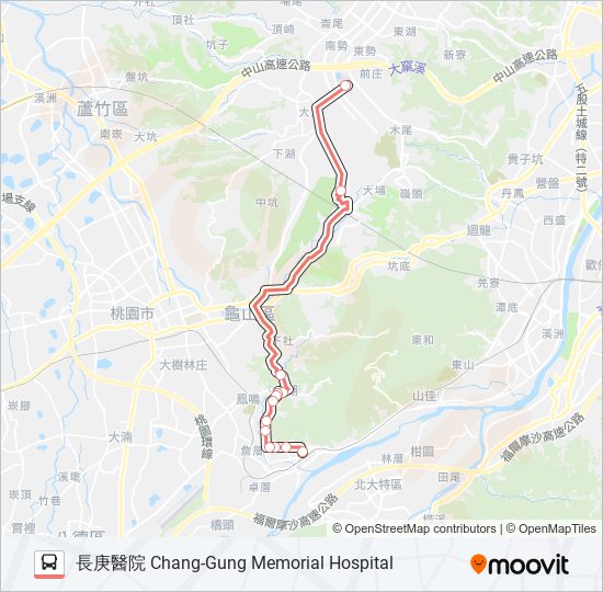 F655鶯歌區公所 bus Line Map