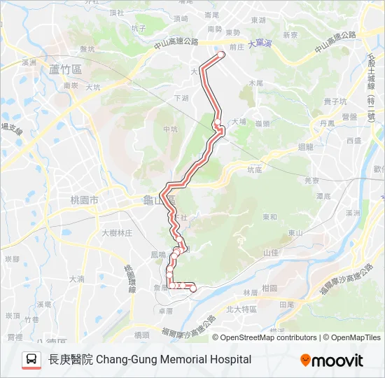 F655鶯歌區公所 Bus Line Map