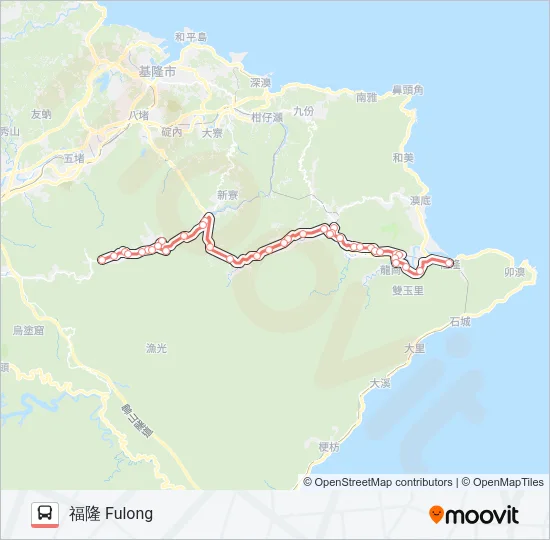 F823分水崙 Bus Line Map