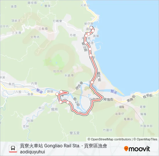 F835 Bus Line Map