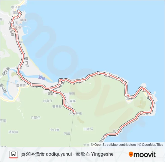 F836 Bus Line Map
