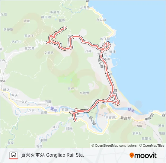 F838 Bus Line Map