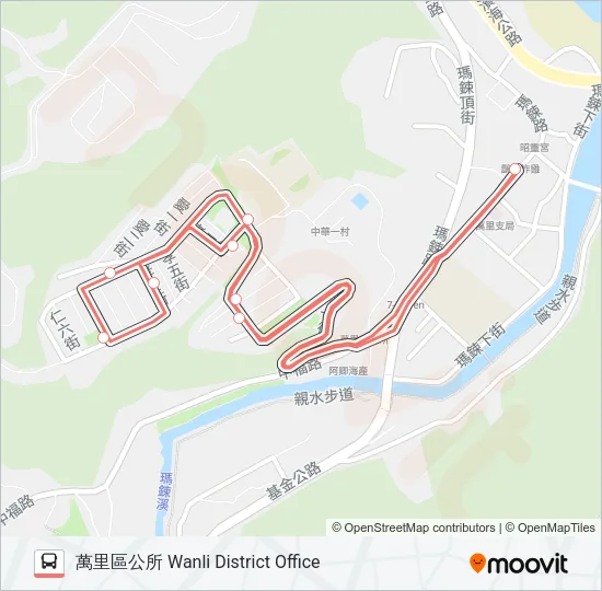 F922北基 Bus Line Map