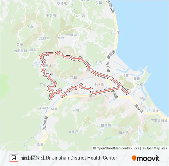 F931-0700 Bus Line Map