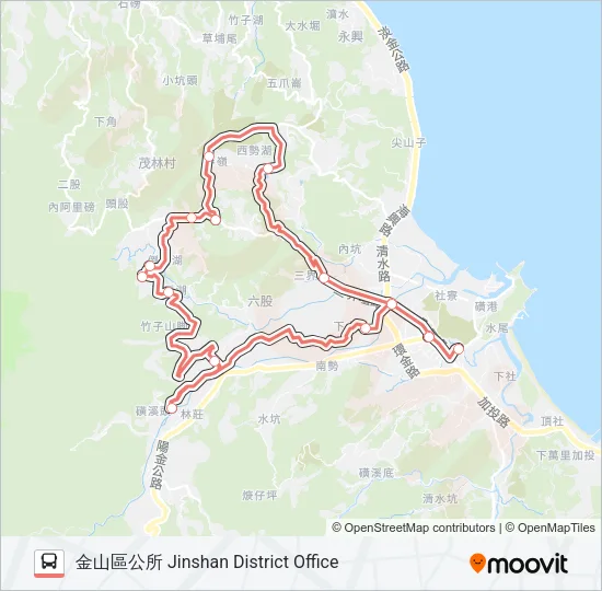 巴士F931-1030的線路圖