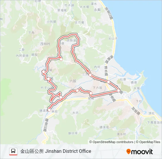 F931-1730 Bus Line Map