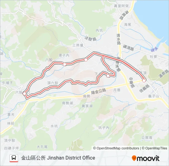 F933-0635 Bus Line Map