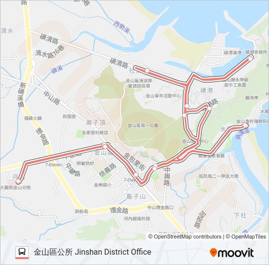 F933-0710 bus Line Map