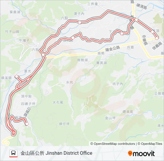 F933-0620學生專車 Bus Line Map