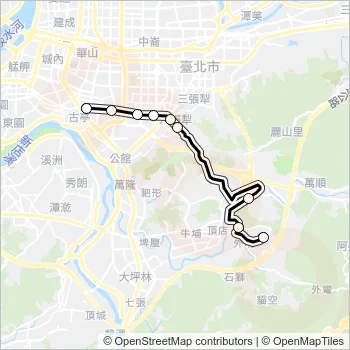 通勤22 Bus Line Map