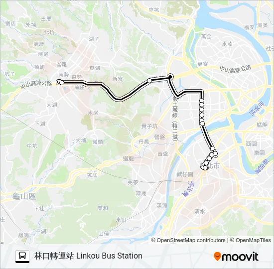 920副 Bus Line Map