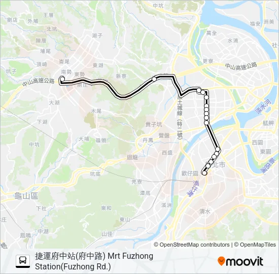 920副 Bus Line Map