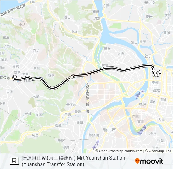 937副 Bus Line Map