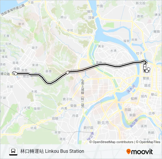 937副 Bus Line Map