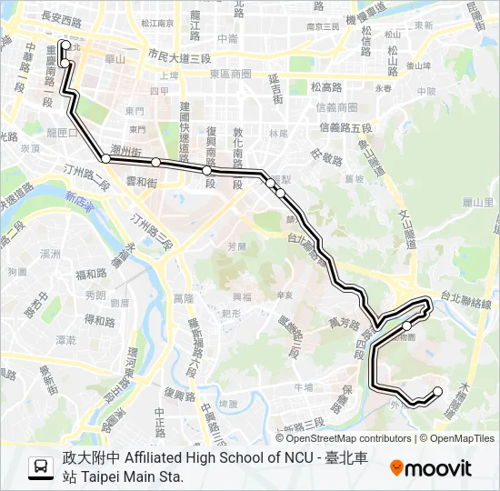 通勤24 Bus Line Map