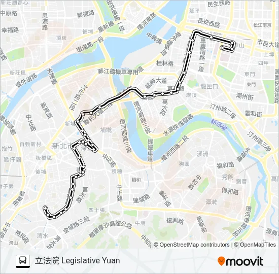 604路 Bus Line Map