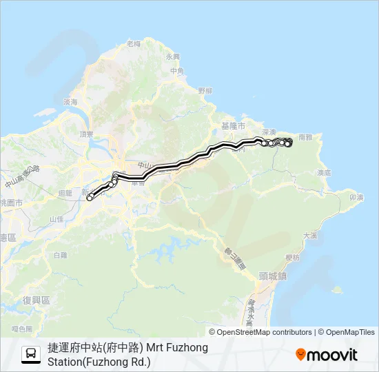 965捷運府中站(府中路) Bus Line Map