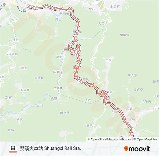 F813澳底 Bus Line Map