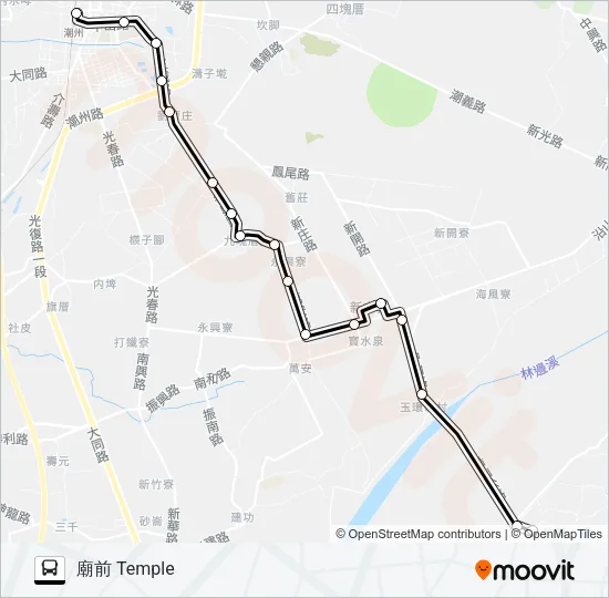 8211 Bus Line Map