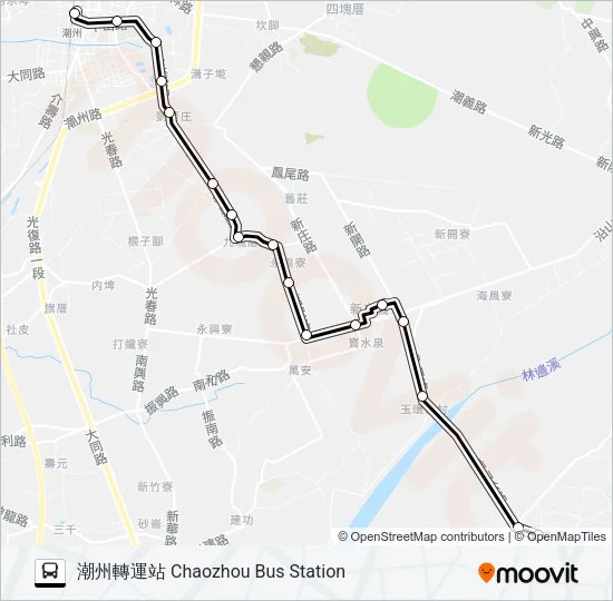 8211 Bus Line Map