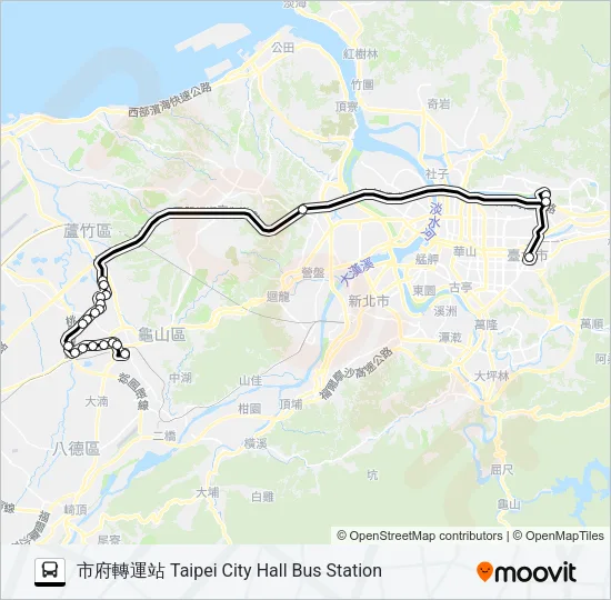9005 Bus Line Map