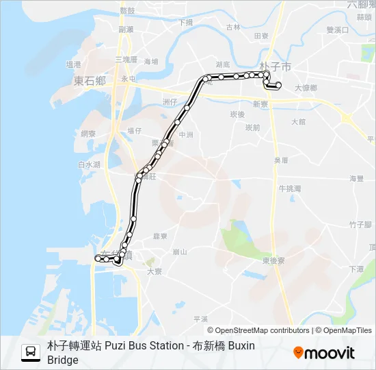 7234 Bus Line Map