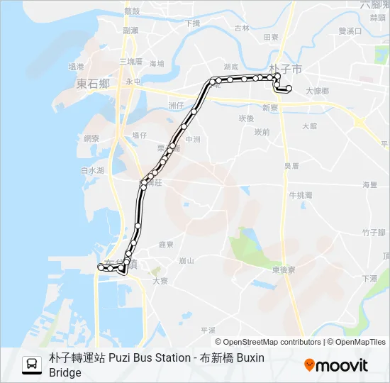7234 Bus Line Map