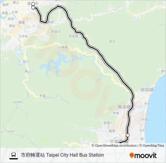 1571 Bus Line Map