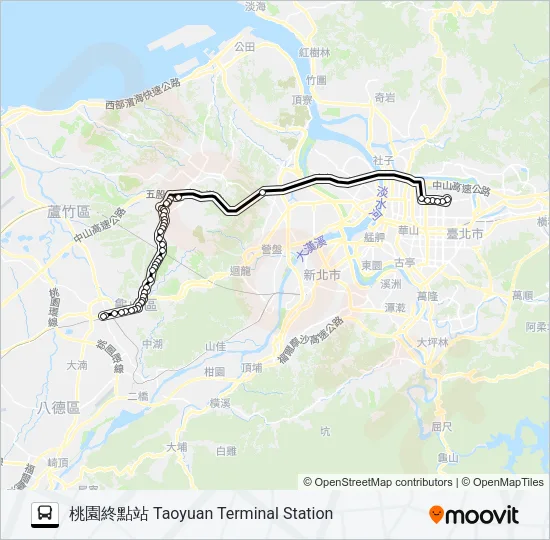 5116 Bus Line Map