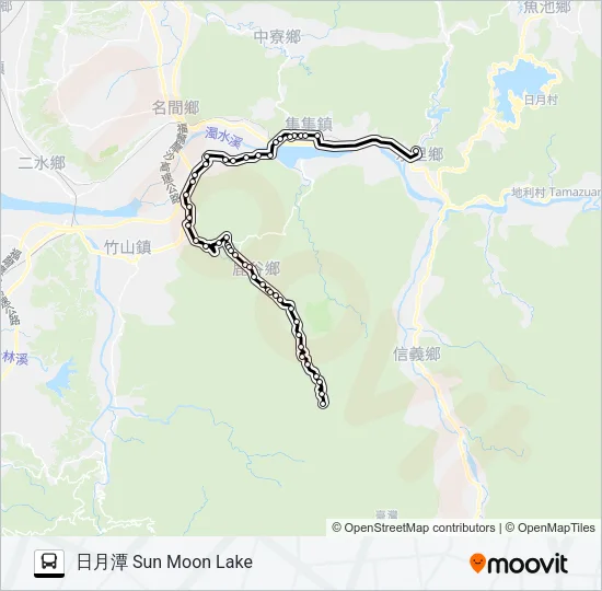 6801 Bus Line Map
