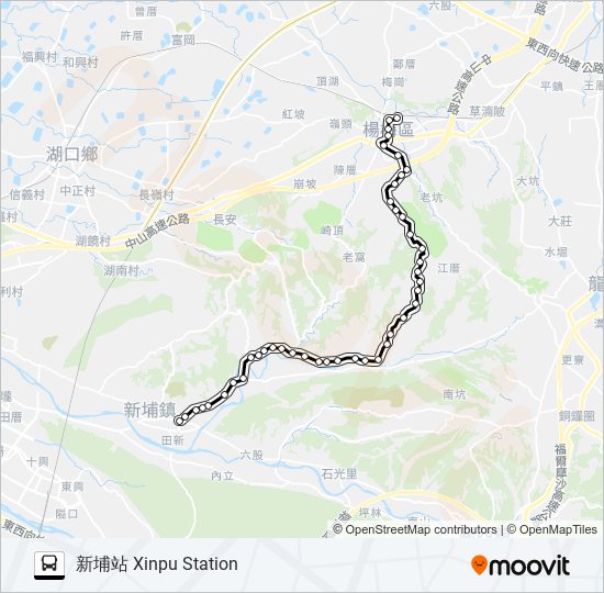 5642 bus Line Map
