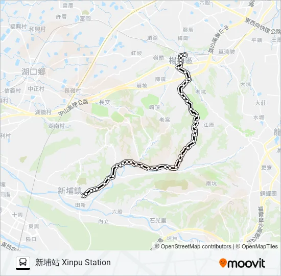 巴士5642的線路圖