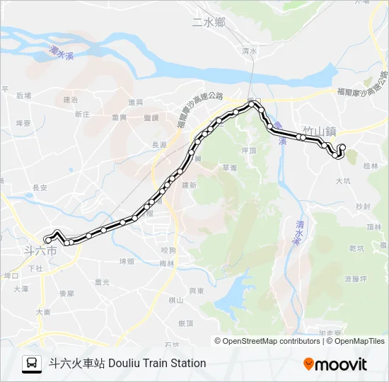 7127 Bus Line Map