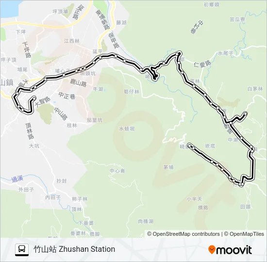 6720A Bus Line Map