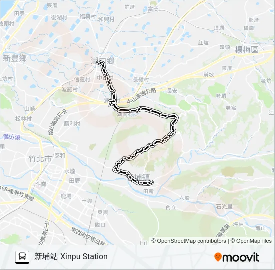 5643 Bus Line Map