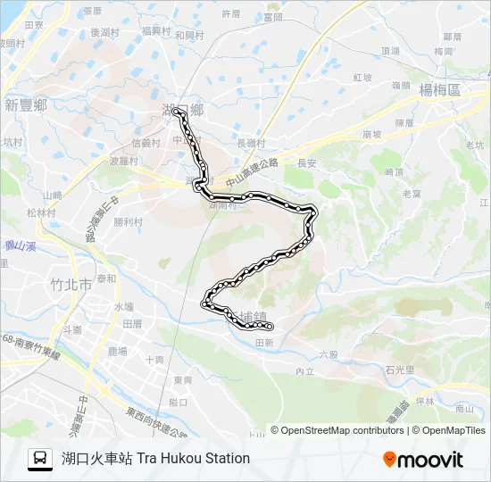 5643 Bus Line Map