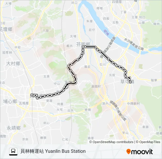 6923 Bus Line Map