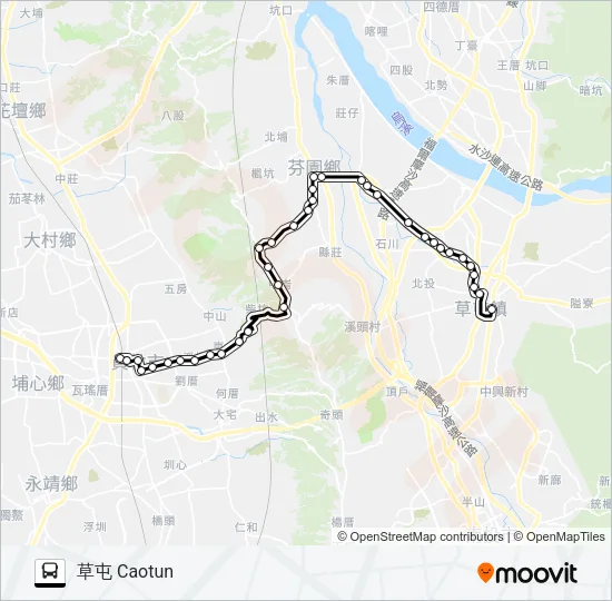 6923 Bus Line Map