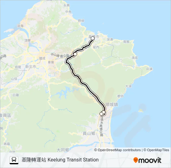 1880 Bus Line Map