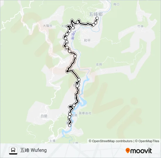 5629 Bus Line Map