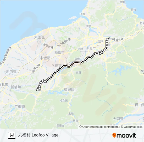 5350 Bus Line Map