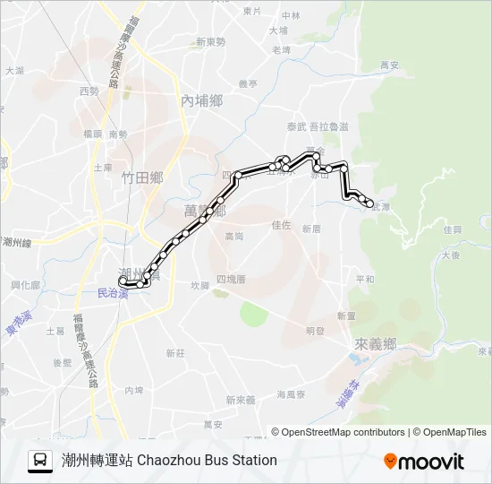 8212 Bus Line Map