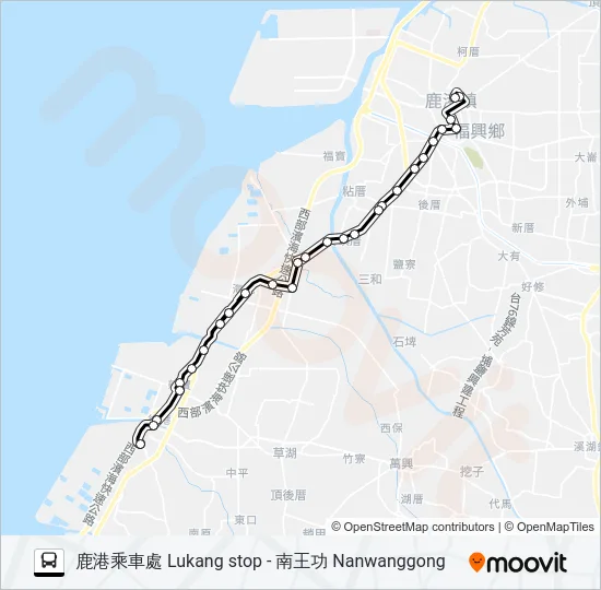 6708 Bus Line Map