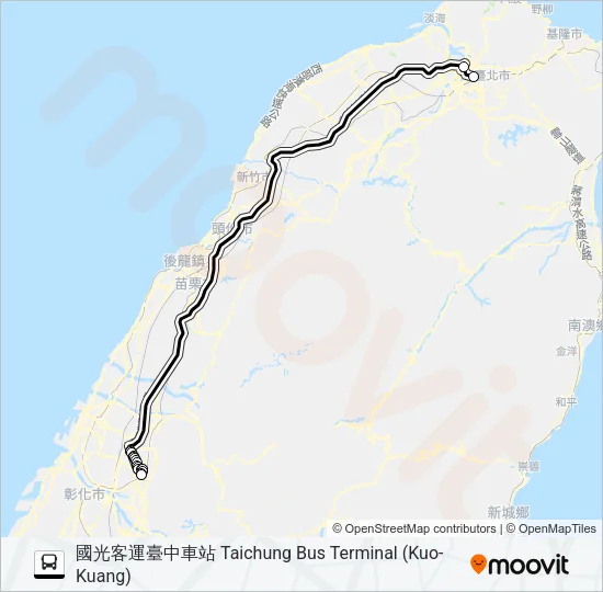 1826 Bus Line Map